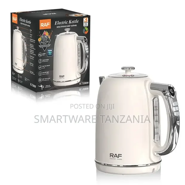 RAF Electric Kettle R.7306W 2200W 1.7L - Buy in Dar es Salaam, Tanzania | Smartware