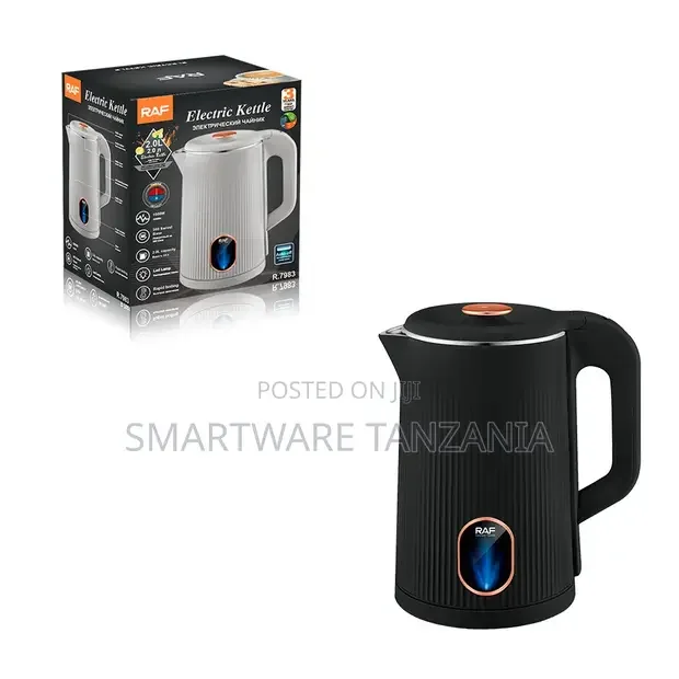 Raf Electric Kettle R.7983 White 2l - Buy in Dar es Salaam, Tanzania | Smartware