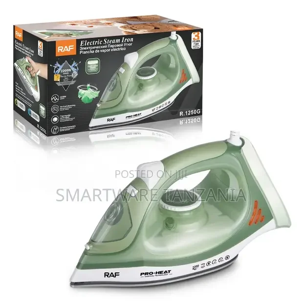 RAF Electric Steam Iron 2200W R.1250G - Buy in Dar es Salaam, Tanzania | Smartware