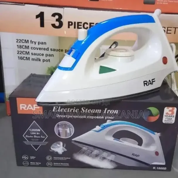 RAF Electric Steam Iron and Dry Iron - Buy in Dar es Salaam, Tanzania | Smartware