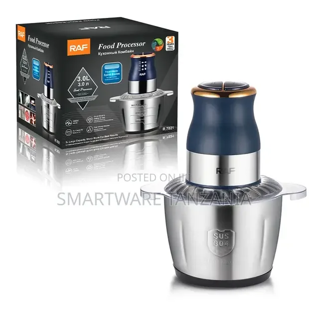 RAF Food Processor R.7021 - Stainless Steel Meat Mincer 3l - Buy in Dar es Salaam, Tanzania | Smartware