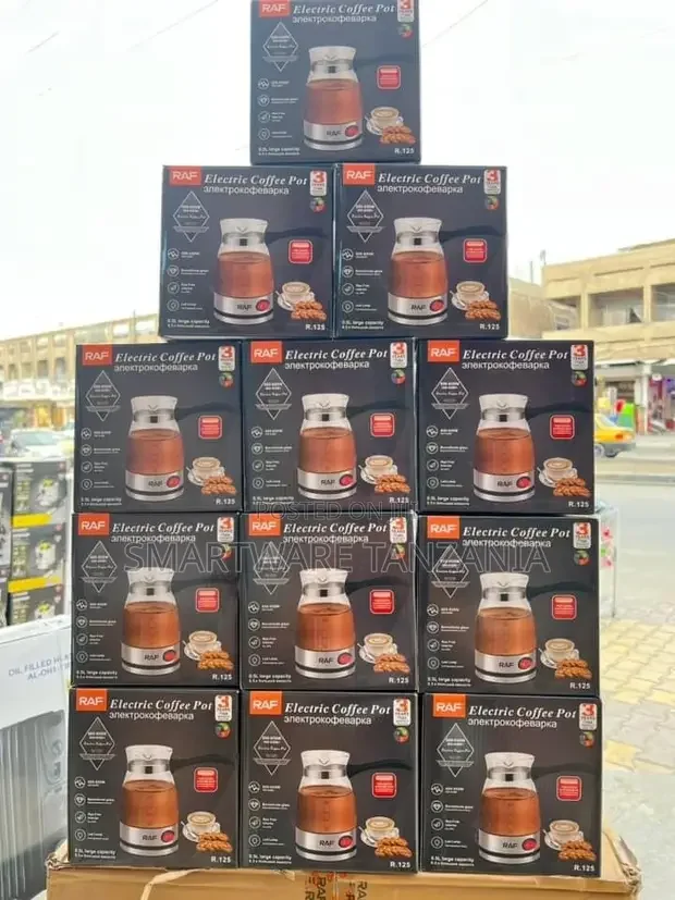 Raf Glass Coffee Pot Maker Heater Kettle 600W 500ML - Buy in Dar es Salaam, Tanzania | Smartware