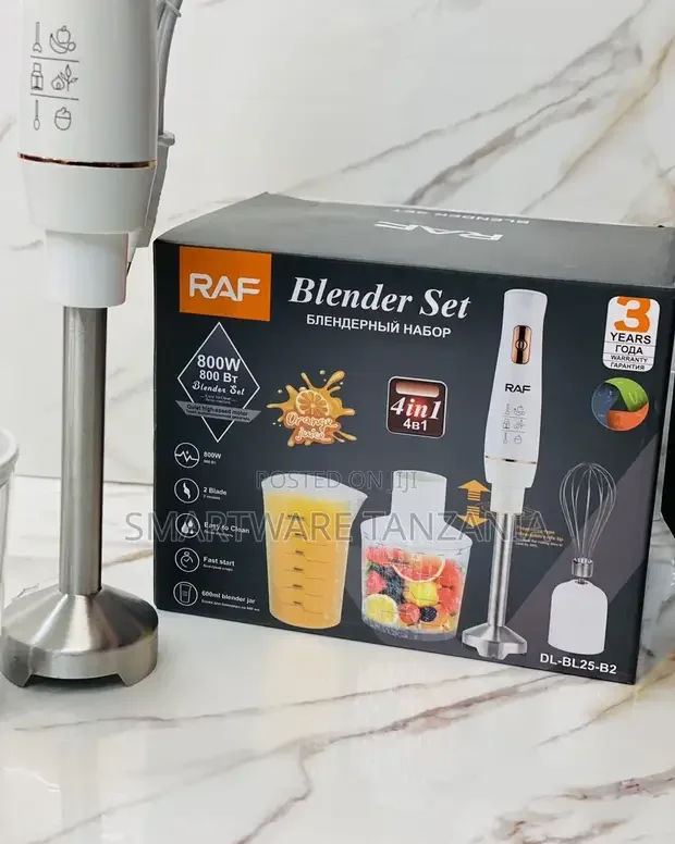 RAF Hand Blender 4 In 1-800watt - Buy in Dar es Salaam, Tanzania | Smartware