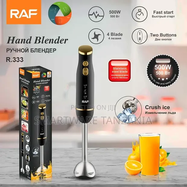 RAF Hand Blender 500W R.333 Black Gold - Buy in Dar es Salaam, Tanzania | Smartware