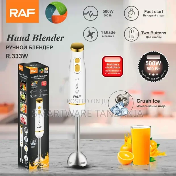 RAF Hand Blender 500W R.333W White Gold - Buy in Dar es Salaam, Tanzania | Smartware