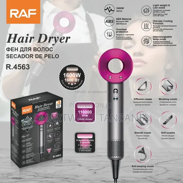 Raf High Speed Salon Tools Blow Dryer - Buy in Dar es Salaam, Tanzania | Smartware