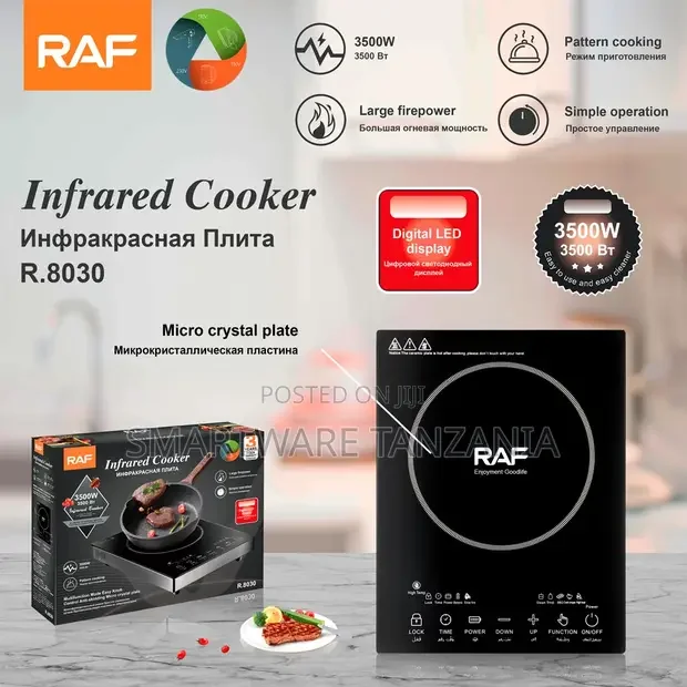 RAF Infrared Cooker 3500W Digital LED - Buy in Dar es Salaam, Tanzania | Smartware