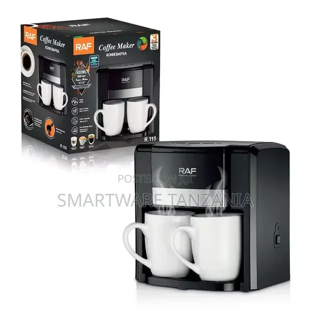 Raf Mini 2-Cup Electric Coffee Maker – Buy in Dar es Salaam, Tanzania | Smartware