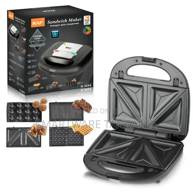 RAF R.2689 Multi Sandwich Maker 4-in-1 - Buy in Dar es Salaam, Tanzania | Smartware