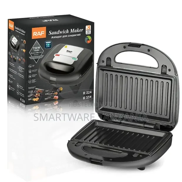 RAF Multifunctional Sandwich Press 750W - Buy in Dar es Salaam, Tanzania | Smartware