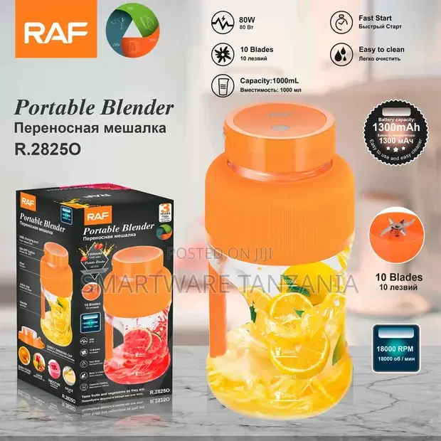 Raf Personal Blender 18000 RPM 10 Blades - Buy in Dar es Salaam, Tanzania | Smartware