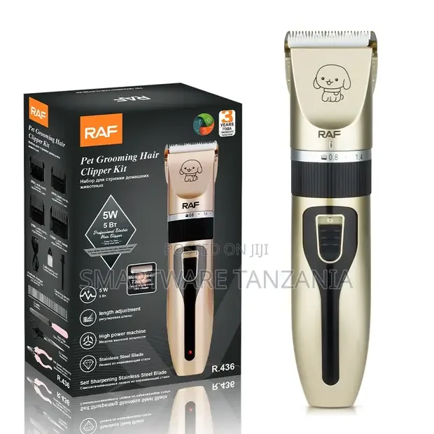 Raf Pet Clipper R.436 - Rechargeable Dog Grooming Kit - Buy in Dar es Salaam, Tanzania | Smartware