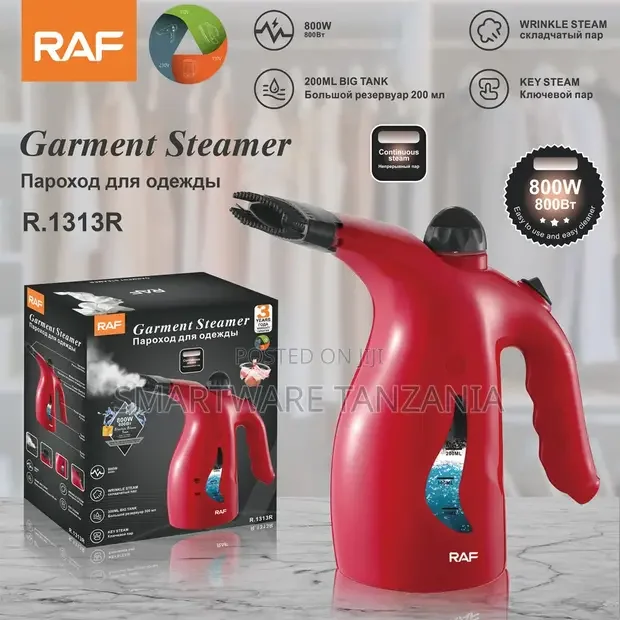 Raf Portable Garment Steamer 800W Red 200ml - Buy in Dar es Salaam, Tanzania | Smartware