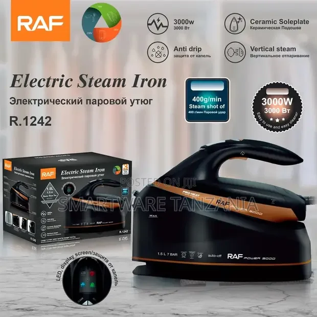 Raf Power 3000 Steam Iron Station 3000W - Buy in Dar es Salaam, Tanzania | Smartware