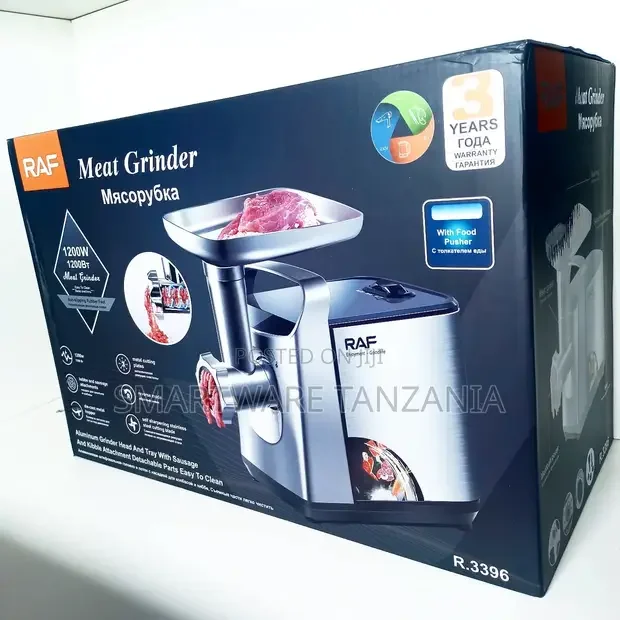 RAF Powerful HomeButchery Meat Mincer Grinder 1200W - Buy in Dar es Salaam, Tanzania | Smartware