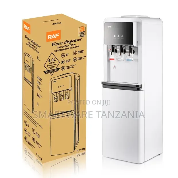 RAF R.11018 White Water Dispenser Hot Cold 3 Tap - Buy in Dar es Salaam, Tanzania | Smartware