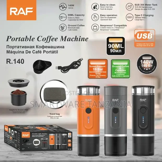 RAF R.140 90ml Espresso Machine 15 Bar Capsule Ground - Buy in Dar es Salaam, Tanzania | Smartware