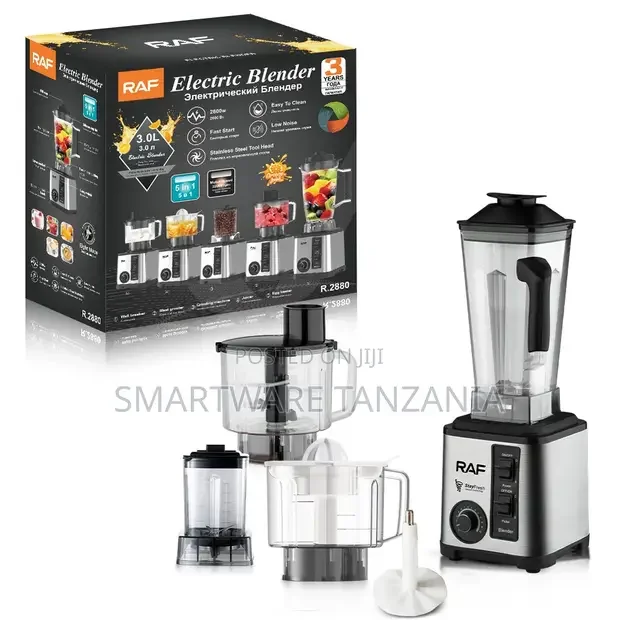 RAF R.2880 Electric Blender 2600W 3L 5-in-1 Food Processor - Buy in Dar es Salaam, Tanzania | Smartware