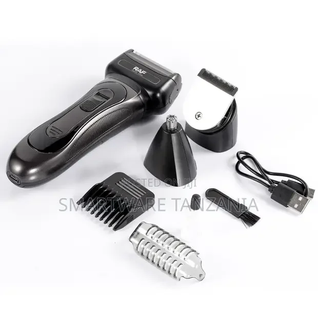 Raf R.4018 Grooming Kit 3w 3-in-1 Attachments Usb Gray Black