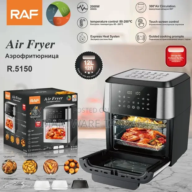 RAF R.5150 Air Fryer 2000W - Buy in Dar es Salaam, Tanzania | Smartware