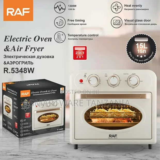 RAF R.5348W White Air Fryer Oven 15L - Buy in Dar es Salaam, Tanzania | Smartware