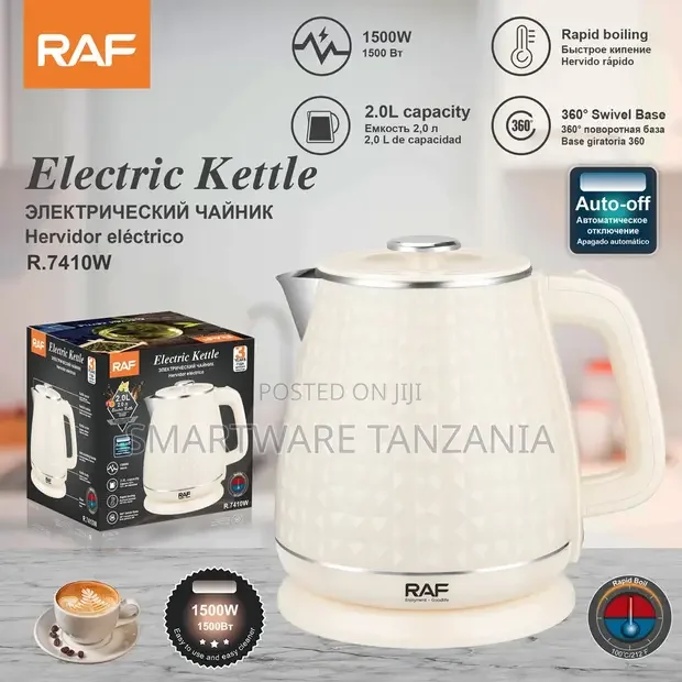 RAF R.7410W Electric Kettle 2L Fast Boil - Buy in Dar es Salaam, Tanzania | Smartware