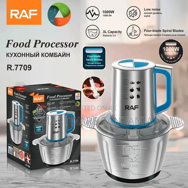RAF R.7709 Food Processor 1000W - Buy in Dar es Salaam, Tanzania | Smartware