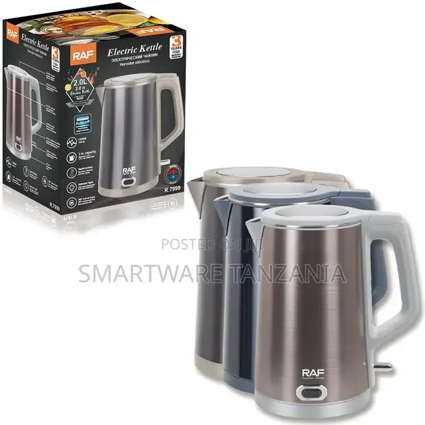 Raf R.7999 Cordless Electric Kettle 2l 1500w Multiple Colors Steel