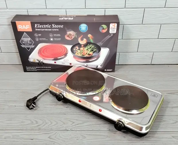 RAF R.8007 Portable Electric Two-compartment Table Top Stove - Buy in Dar es Salaam, Tanzania | Smartware