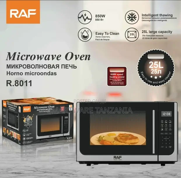 RAF R.8011 25L Microwave 850W Intelligent Defrost - Buy in Dar es Salaam, Tanzania | Smartware