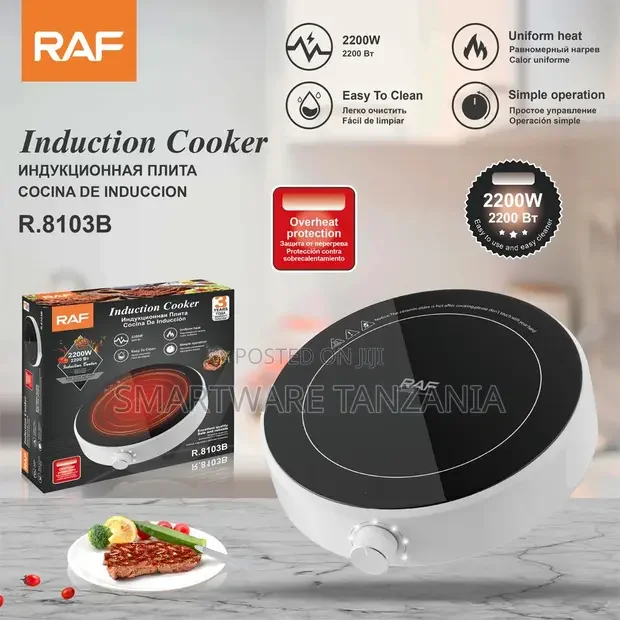 RAF R.8103B 2200W Induction Hotplate - Buy in Dar es Salaam, Tanzania | Smartware