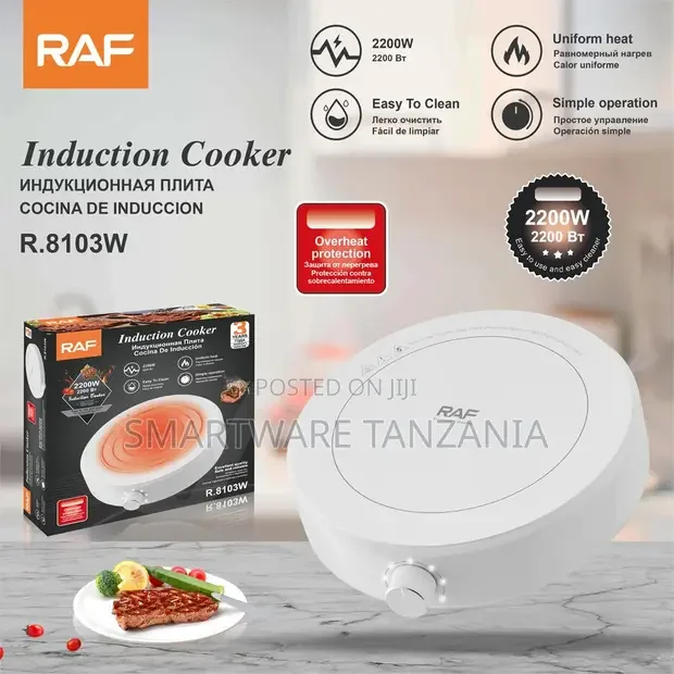 RAF R.8103W Induction Cooktop 2200W - Buy in Dar es Salaam, Tanzania | Smartware
