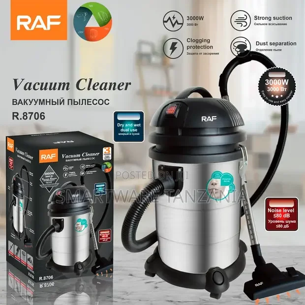 RAF R.8706 3000W Wet Dry Vacuum Cleaner - Buy in Dar es Salaam, Tanzania | Smartware
