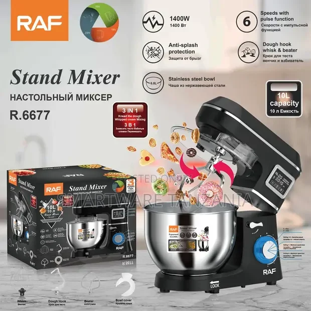 RAF Stand Mixer 1400W R.6677 - Buy in Dar es Salaam, Tanzania | Smartware