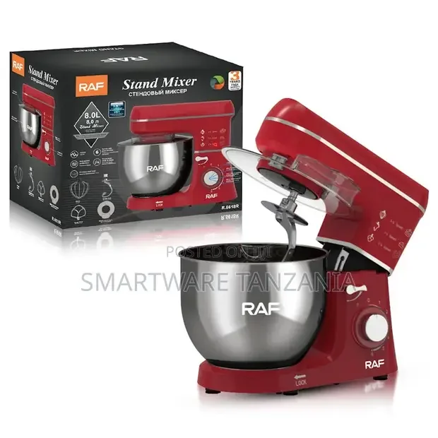 RAF Stand Mixer R.6618B, 8 Liter- 1400W - Buy in Dar es Salaam, Tanzania | Smartware