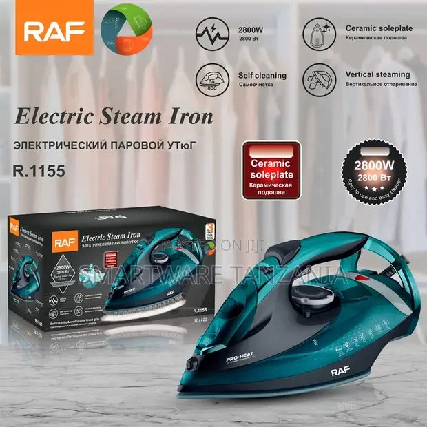 Raf Steam Iron R.1155 2800W Ceramic Soleplate - Buy in Dar es Salaam, Tanzania | Smartware