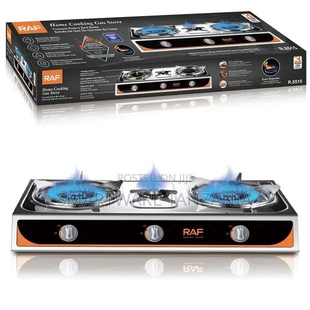 RAF Triple Burner Gas Cooktop - Buy in Dar es Salaam, Tanzania | Smartware