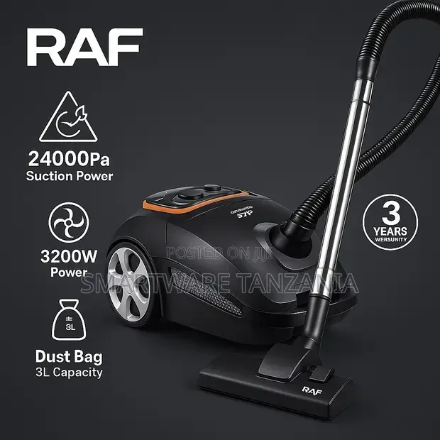 RAF Vacuum Cleaner 3200W 24000Pa Suction - Buy in Dar es Salaam, Tanzania | Smartware