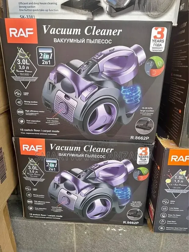 RAF Vacuum Cleaner Pump Blow 1200W 2 In 1 Function - Buy in Dar es Salaam, Tanzania | Smartware