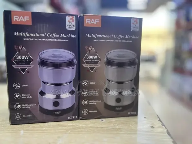RAF Washable Stainless Steel 300W Electric Coffee Grinder - Buy in Dar es Salaam, Tanzania | Smartware
