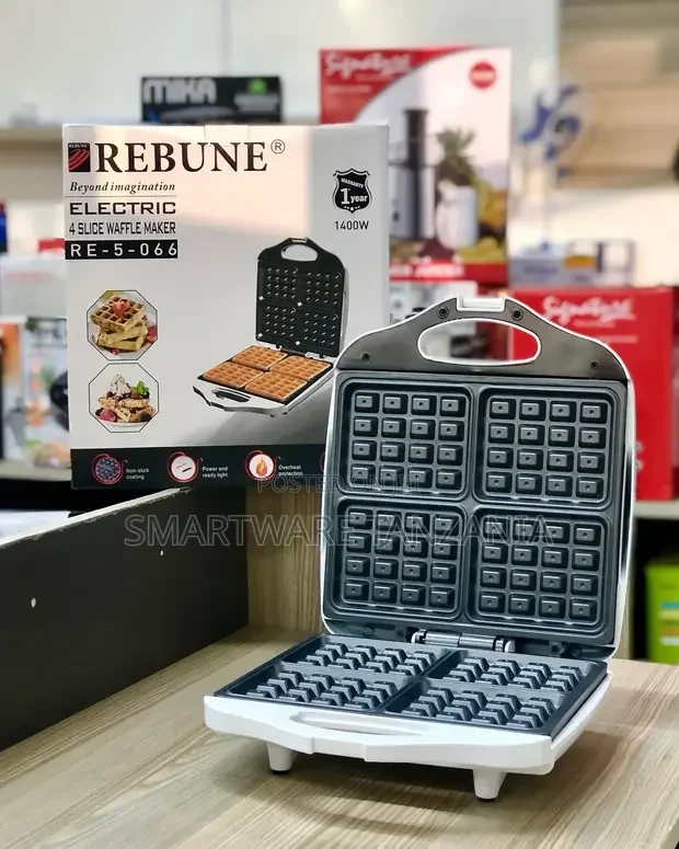 Rebune 4 Slot Waffle Maker - Buy in Dar es Salaam, Tanzania | Smartware