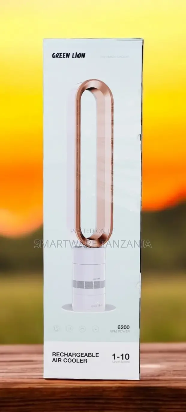 Rechargeable Air Cooler, 71° Body Sway Airflow Rotation