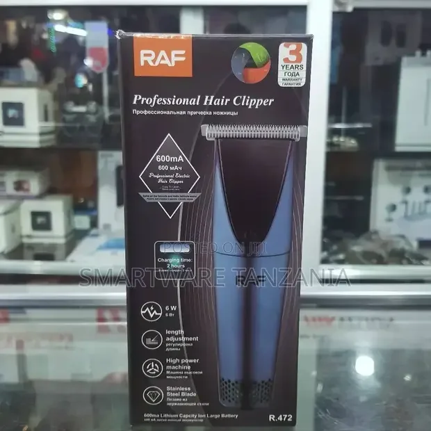 Rechargeable Hair Clipper With Stainless Steel Blade - Buy in Dar es Salaam, Tanzania | Smartware