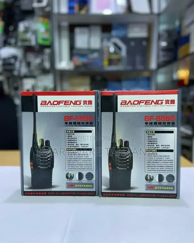 Rechargeable Long Range Two-way Radios With Earpiece 2 Pack - Buy in Dar es Salaam, Tanzania | Smartware