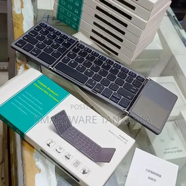 Rechargeable Portable Wireless Keyboard With Touchpad