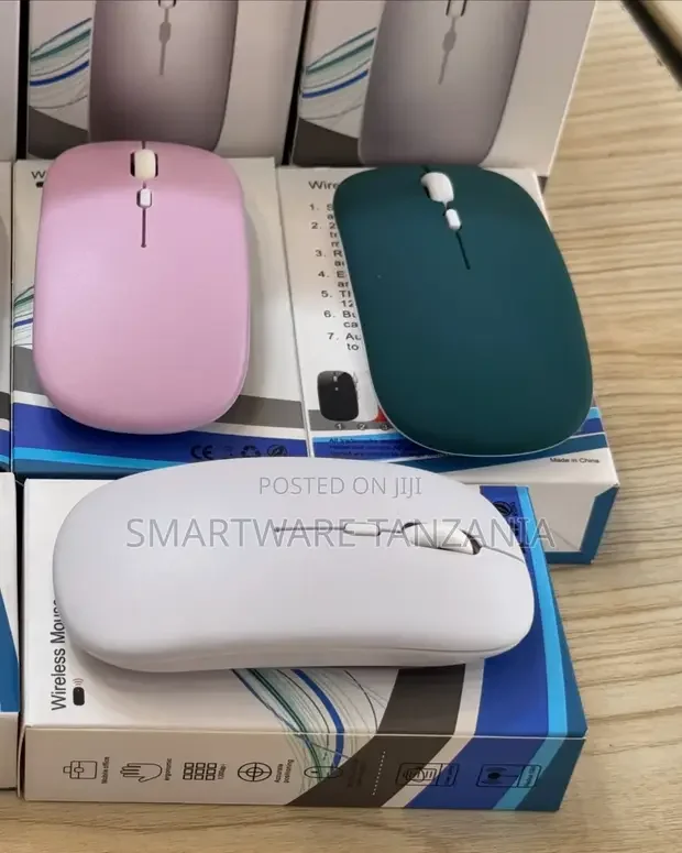 Rechargeable Wireless Bluetooth Mouse 2.4g Ergonomic Mice - Buy in Dar es Salaam, Tanzania | Smartware