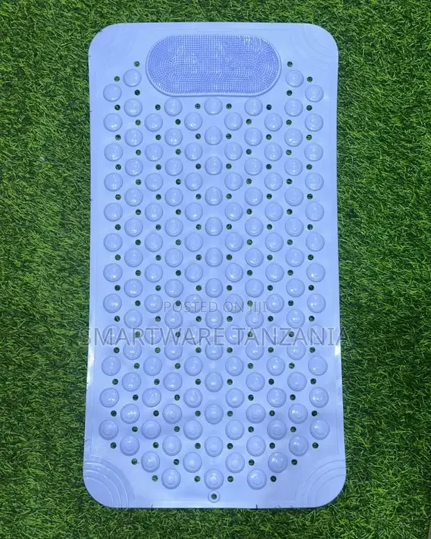 Rectangular Anti Skid Bath Mat With Foot Scrubber - Buy in Dar es Salaam, Tanzania | Smartware