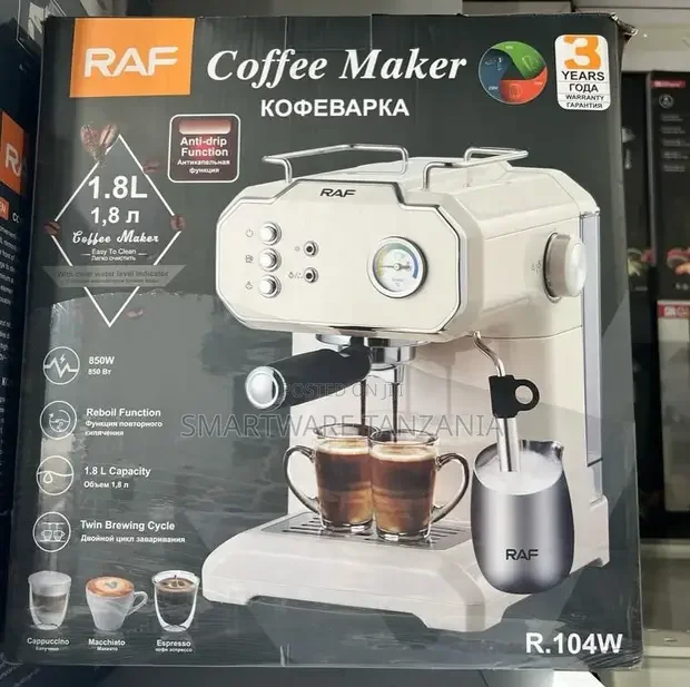 Retro Espresso Coffee Machine For Cappuccino, Latte - Buy in Dar es Salaam, Tanzania | Smartware