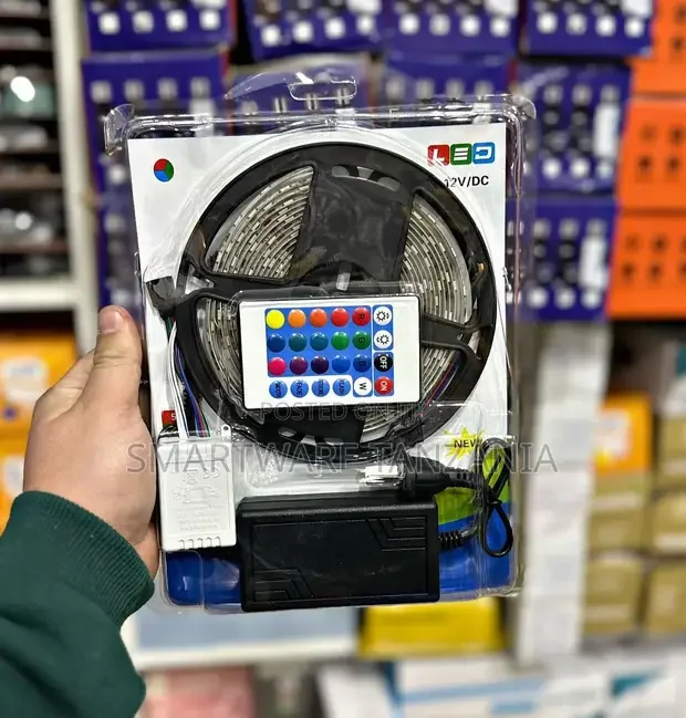 RGB LED Strip Light with Remote Control - Buy in Dar es Salaam, Tanzania | Smartware