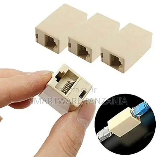 RJ45 Cat5e Network Cable Ethernet LAN Connector Joiner